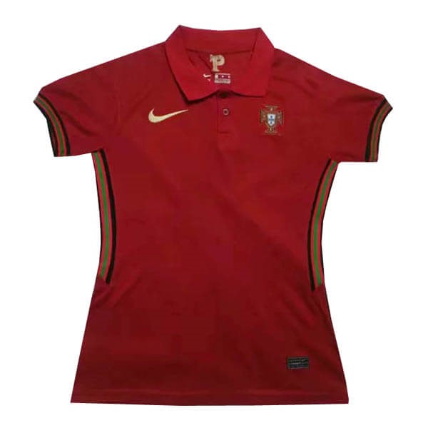 Maillot Football Portugal Domicile Femme 2020 Rouge